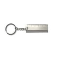 thumbnail image 3 of Metal Ruler Keychain, 5cm, Silver, 3 of 3