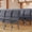 Black Marble Fabric/Black Frame, variant on Emma + Oliver Navy Church Chair 20.5 in. Wide
