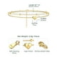 thumbnail image 5 of Tobillera ChicSilver de plata de ley 925 chapada en oro, 5 of 9