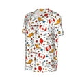thumbnail image 6 of Fotbe Canada Day Baseball Jersey Shirt for Men and Women, Casual Short Sleeves Button Down T-Shirt-XX-Large, 6 of 9