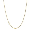 thumbnail image 1 of 14K Yellow Gold 2.0mm Diamond Cut Extra-Light Rope Chain 16 Inch, 1 of 5