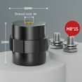 thumbnail image 3 of 2Pcs 30x30mm Polyester Standoff Insulators with M8 Screws,UL Material Busbar Insulator with Stainless Steel Mounting bracket,Black, 3 of 6