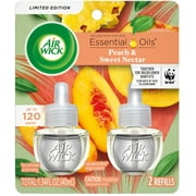 Air Wick Scented Oil Peach & Nectar, 2 Count Refill