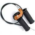 thumbnail image 3 of 1 Pair ATV Pocket Dirt Bike 49CC 2-Stroke Throttle Grip Hand Grips With Cable, 3 of 10