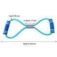 thumbnail image 2 of 4PCS Adjustable Figure 8 Fitness Puller - Elastic Resistance Bands for Shoulder Stretch, Arm Workout, Chest Expansion & Yoga, Home Exercise Equipment for Strength Training, 2 of 7
