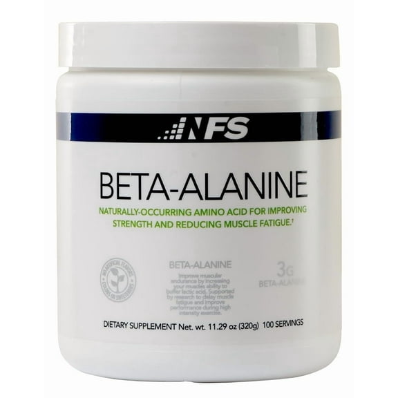NF Sports Beta-Alanine Powder, Unflavored, Endurance and Muscle Carnosine Support, 100 Servings
