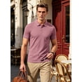 thumbnail image 7 of Cadmus Mens Polo Shirt Short Sleeve Quick Dry Shirts Golf Polos Collared Work Shirts for Men,8808,Black+Navy Blue+Red,XL, 7 of 7