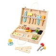thumbnail image 2 of Juego de herramientas de madera para niños pequeños Strade Fareast Limited juguetes de construcción Montessori, 2 of 8