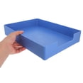 thumbnail image 4 of WRITWAA home storage box File Box Blue ABS Workplace Efficiency 1Set, 4 of 7