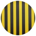 thumbnail image 3 of Ryvnso Yellow Stripes Line Pattern Round Plate Mats Dining Table Placemat Set of 4 for Holiday Decoration, 3 of 7