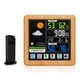 thumbnail image 1 of Estación meteorológica inalámbrica LED con Sensor para exteriores, pantalla táctil, reloj de montaje en mesa, termómetro para guardería, medidor de humedad, madera precisa para el hogar Inevent HA010543-01B, 1 of 7