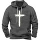 thumbnail image 2 of Sudadera con capucha para hombre, estilo casual, con estampado de la antigua Grecia, para deportes, blusa de poliéster., 2 of 3