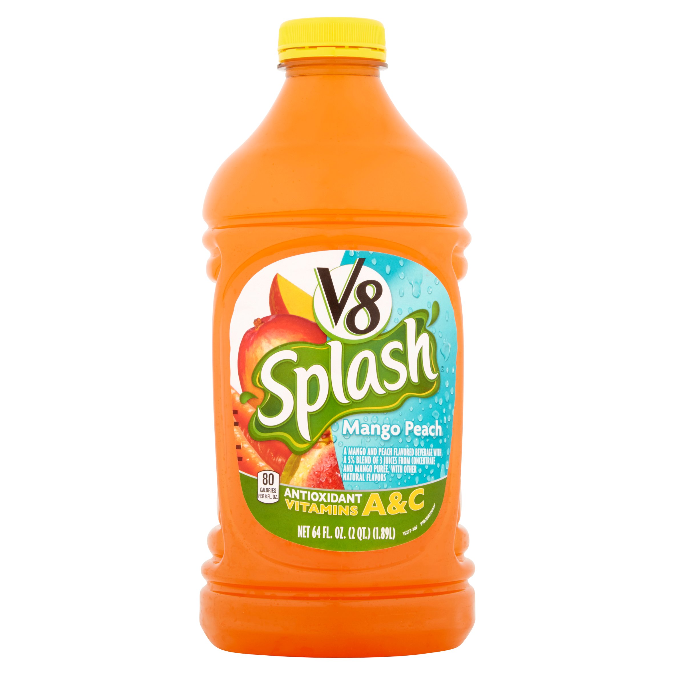 V8 Splash Mango Peach Juice 64oz, V8 Splash, 051000152770, Food