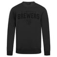 thumbnail image 2 of Men's Levelwear Black Milwaukee Brewers Zane Team Arch Pullover Sweatshirt, 2 of 3