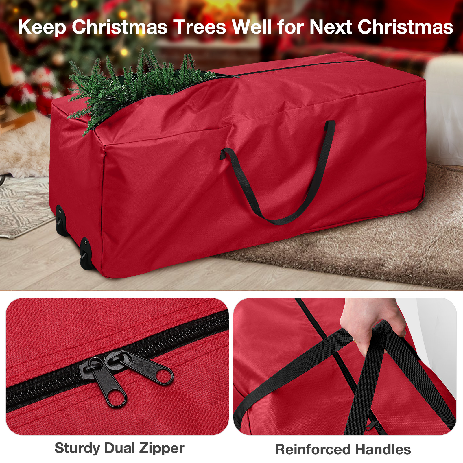 Ayieyill Christmas Tree Storage Bag 7.5 Ft photo 5