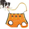 thumbnail image 5 of Legs Support Dog Back Brace Adjustable Breathable Puppy Sling Carrier Pet Assist Belt Various Sizes Dog Lift Harness Recovery (Orange,M), 5 of 7