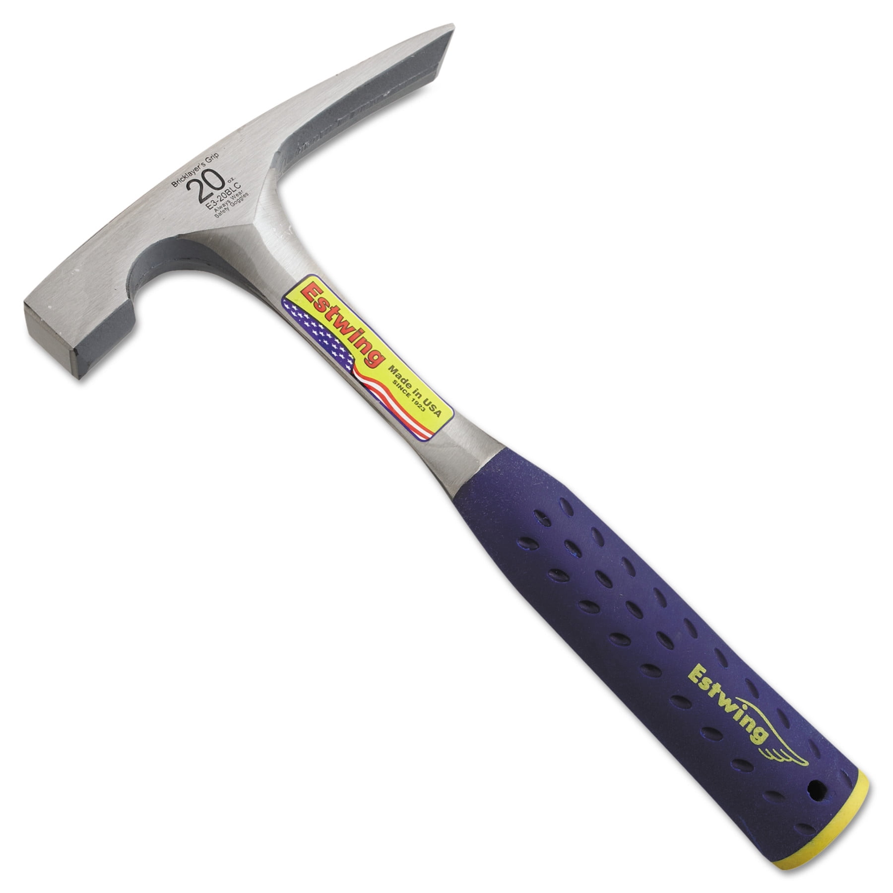 Estwing Mason's Hammer, 20oz, 11" Tool Length, Bricklayer Grip by ESTWING MANUFACTURING CO
