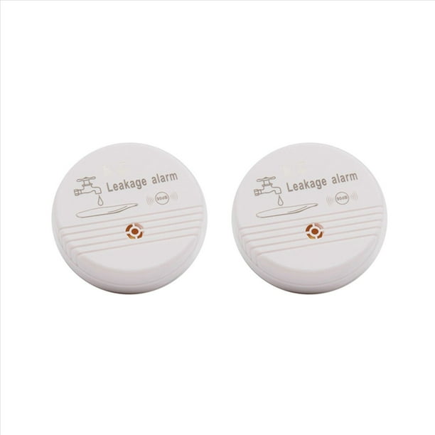 2X Detector del Sensor de la Alarma de la Salida del Desbordamiento del Agua Alarma de de Agua 90Db Detección de Inundaciones de Fugas de Alarma de Seguridad