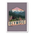 thumbnail image 2 of Olympic National Park, Washington, Bears and Spring Flowers, Contour, Lantern Press, Premium Playing Cards, 52 Card Deck with Jokers, USA Made, 2 of 5