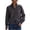 Dark Gray, variant on Lnmiateer Women Zip Up Chunky Knit Cropped Cardigan Long Sleeve Sweater Jacket Relaxed Fit Knit Outerwear Fall Winter Casual Daily Layering Coat