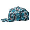 thumbnail image 2 of Camouflage Flat Baseball Cap – Adjustable Snapback Hat with Flat Bill, Breathable and Durable, Personalized Design for Sports, Travel & Daily Wear, 2 of 6