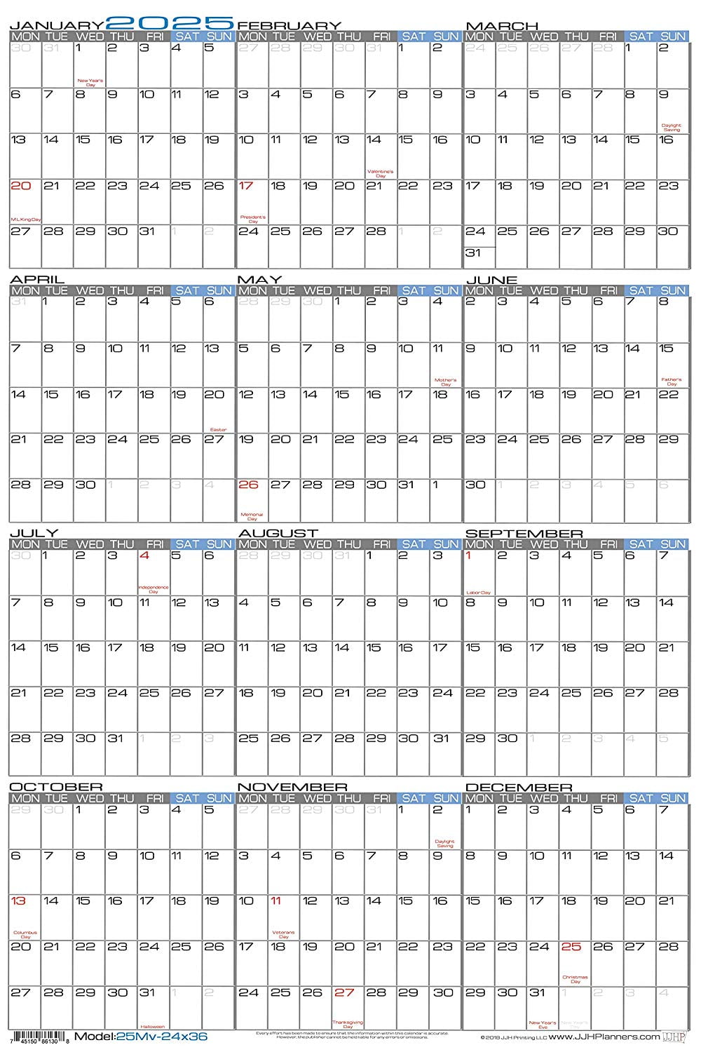 jjh-planners-laminated-24-x-36-large-monday-start-week-2025-erasable-wall-calendar