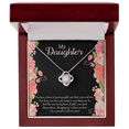 thumbnail image 4 of To My Daughter I'm So Proud to Call You Mine! Infinity Knot Necklace Message Card, 4 of 17