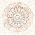 thumbnail image 2 of Nai, Danhui 26x26 Black Ornate Wood Framed with Double Matting Museum Art Print Titled - Modern Mandala Square Champagne, 2 of 4