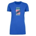 thumbnail image 2 of Starts and Stripes Beer T-shirts, Ladies Graphic T-shirts, Patriotic Shirts - Royal MH200WPATRIOT S22 L, 2 of 3