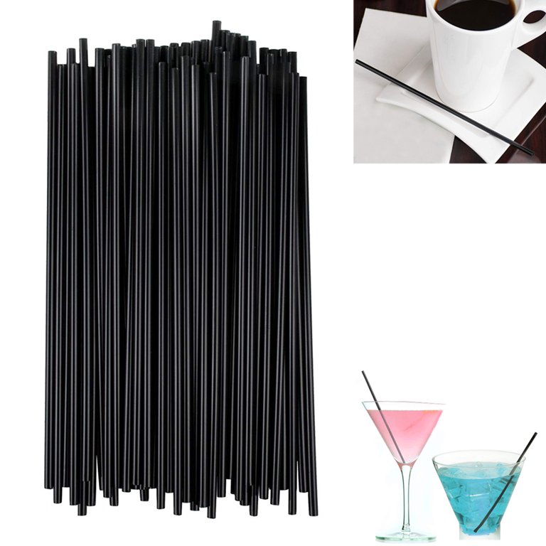 Coffee & Cocktail Blender/disposable Plastic Drink Straw, Black Drink Mixer  Stick, It Is Perfect For Your Home, Restaurant, Bar, Coffee Shop. - Temu