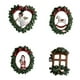 thumbnail image 5 of 4 adornos colgantes navideños 2D de acrílico para coche con cordón, adorno decorativo para interiores de ., 5 of 9