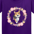 thumbnail image 4 of Inktastic Corgi Wreath for Dog Lovers Youth T-Shirt, 4 of 5