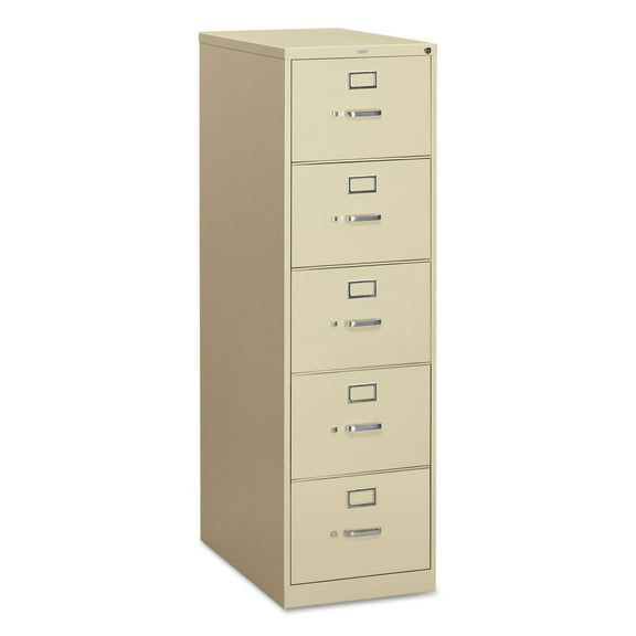 HON 315CPL 310 Series Five-Drawer, Full-Suspension File, Legal, 26.50" Depth, Putty