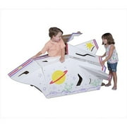 Box Creations Space Shuttle Construct and Color Corrugated Playhouse - Markers Included