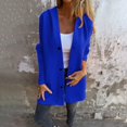 thumbnail image 2 of Trench-Coat pour Femmes Élégant Chaud Transition Manches Longues Col à Revers pour Automne Hiver Saison, 2 of 8