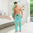 thumbnail image 6 of Cartoon Marine Animals Men's Pajama Pants Lightweight Sleepwear Bottom Lounge Pants, 6 of 6
