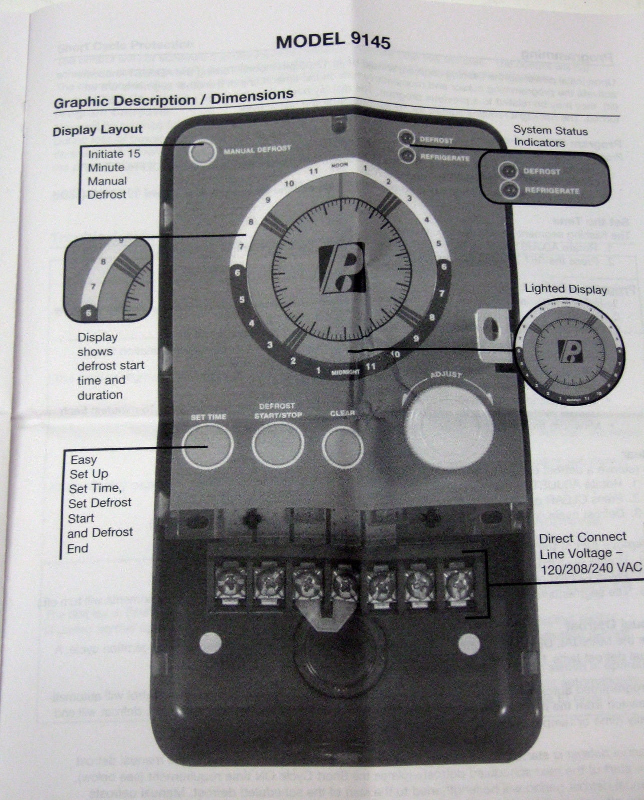 properties of lrc used in evaluation Array - 9145 00 paragon refrigeration  programmable defrost timer for 8145 00 rh walmart com