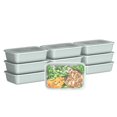 thumbnail image 1 of Bentgo Prep 1-Compartment Meal-Prep Food Storage Containers with Lids - 10 Trays & 10 Lids (Mint), 1 of 5
