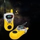thumbnail image 4 of EeaseMX 2 miniintercomunicadores electrónicos walkie-talkie, juguetes portátiles para niños sin batería (amarillo), 4 of 7
