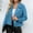Light Blue, variant on Oversized Jackets for Women Lightweight Solid Color Long Sleeve Loose Fit Blazers 2025 Fall Fashion Tops Trendy 2025