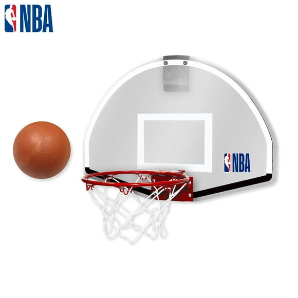 NBA 18" Elite Over-the-Door Basketball Hoop Set, Ball and Pump included