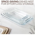 thumbnail image 5 of COOK WITH COLOR 8-Pc Glass Baking Dish Set with Lids, Microwave-Safe Glass Bakeware Set, Brown, 5 of 6