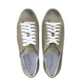 thumbnail image 3 of DANIELA FARGION Beige Perforated Suede Low Top Sneakers-10 for Mens, 3 of 5