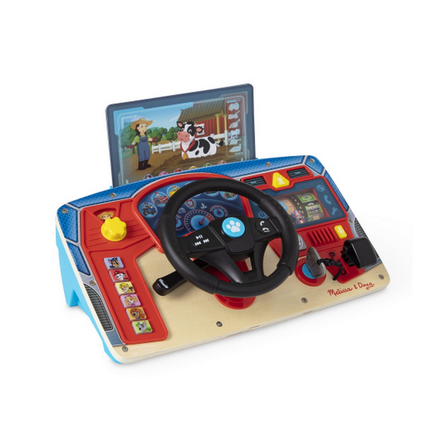 PAW Patrol Pup Pack Set: Backpack Role Play Set and Rescue Mission Wooden Dashboard