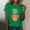 Green, variant on Ladies Fashion Casual Pineapple Print T Shirt Short Sleeve Top Casual T Shirt for Women Hiking Shirts Women Neck Women Short Sleeve Tee Tops Women Loose Tops Summer Woman Summer Tops Summer Shirt for
