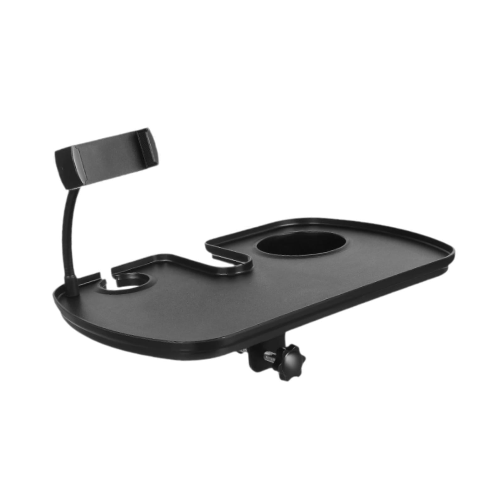 yotijay Microphone Stand Tray Clamp Tray Adjustable Mic Stand Load Capacity Drink Holder