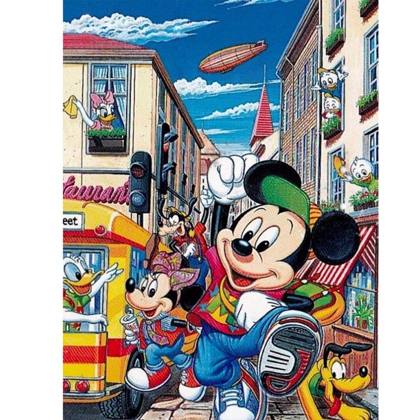 (B2578) Lleno Diamantes Disney Serie Dibujos Animados Diamante Resina 30*40CM 23 Colores