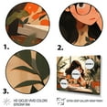 thumbnail image 3 of Designart "Parody of a Female Character IV" Portrait Metal Wall Art Set, 3 of 5