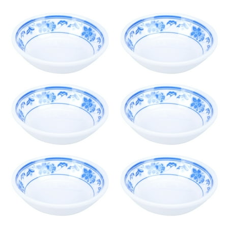 

Frcolor 6Pcs Melamine Sauce Plates Reusable Sauce Container Small Dipping Dish for Restaurant Home (Blue and White)