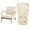 Beige, variant on Stretch Arm Chair Covers,Mid-Century Modern Chair Cover Reading Armchair Covers Single Sofa Covers Wooden Arm Chair Cover Protector Living Room Hotel Decor, Beige